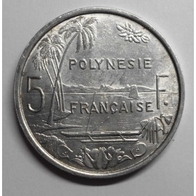 FRENCH POLYNESIA 5 Francs 1977