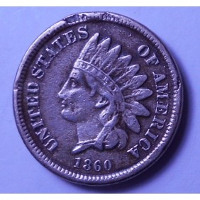 USA 1 Cent 1860 Indian Head