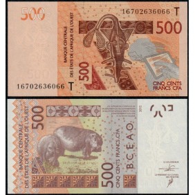 TOGO (W.A.S.) 500 Francs 2016