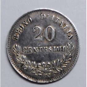 20 Centesimi 1863 T Valore
