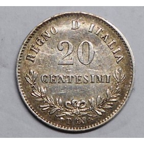 20 Centesimi 1863 T Valore