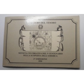 500 Lire 1990 AG SCOPERTA...