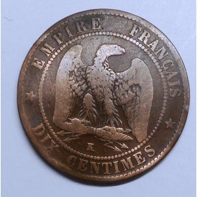 FRANCE 10 Centimes 1864K
