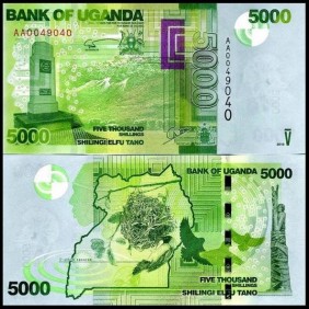 UGANDA 5000 Shillings 2010