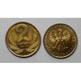 POLAND 2 Zlote 1975