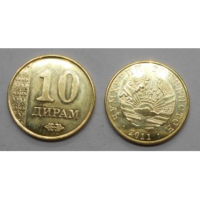 TAJIKISTAN 10 Dirams 2011