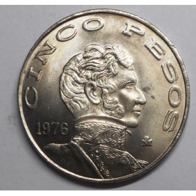 MEXICO 5 Pesos 1976