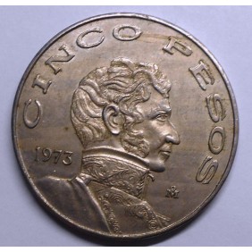 MEXICO 5 Pesos 1973
