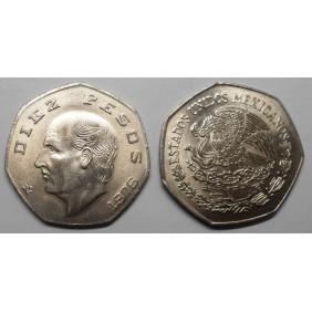 MEXICO 10 Pesos 1976 Hidalgo