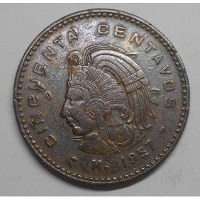 MEXICO 50 Centavos 1957