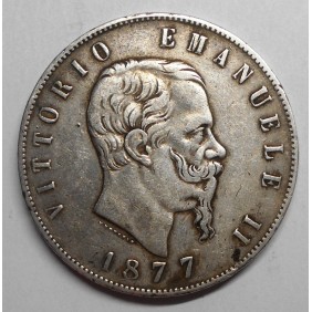 5 Lire 1877 AG