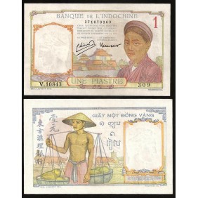 FRENCH INDOCHINA 1 Piastre...