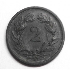 SWITZERLAND 2 Rappen 1944