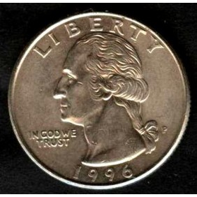 USA Washington Quarter 1996 P