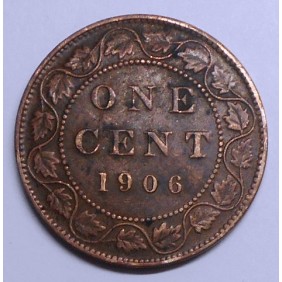 CANADA 1 Cent 1906