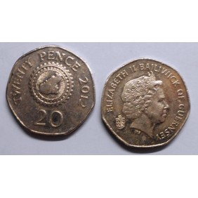 GUERNSEY 20 Pence 2012