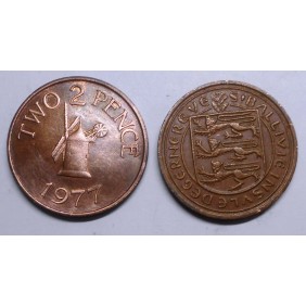 GUERNSEY 2 Pence 1977