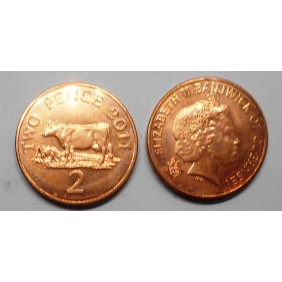 GUERNSEY 2 Pence 2011