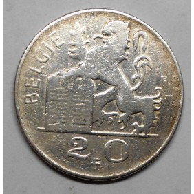 BELGIUM 20 Francs 1951...