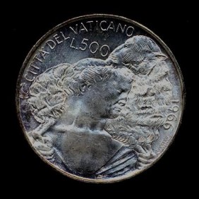 VATICANO 500 Lire 1966 AG