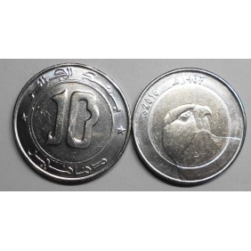 ALGERIA 10 Dinars 2016...