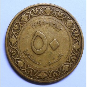 ALGERIA 50 Centimes 1964