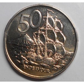 NEW ZEALAND 50 Cents 1981