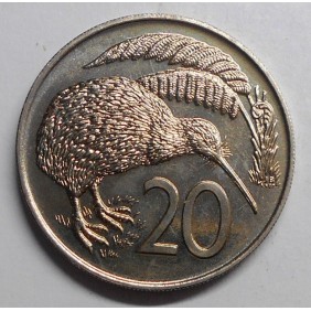 NEW ZEALAND 20 Cents 1981