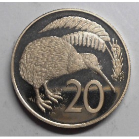 NEW ZEALAND 20 Cents 1981...