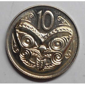NEW ZEALAND 10 Cents 1981