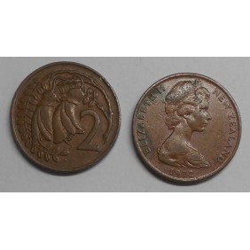 NEW ZEALAND 2 Cents 1972