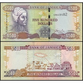 JAMAICA 500 Dollars 2005
