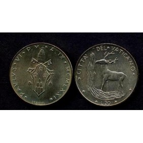 VATICANO 20 Lire 1971