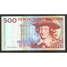 SWEDEN 500 Kronor 1989