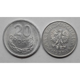 POLAND 20 Groszy 1971