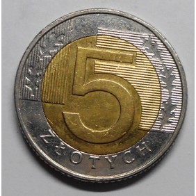 POLAND 5 Zlotych 2009...