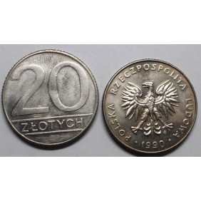 POLAND 20 Zlotych 1990