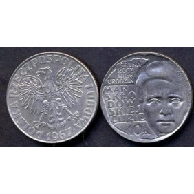 POLAND 10 Zlotych 1967...