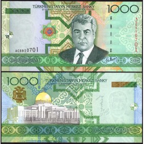 TURKMENISTAN 1000 Manat 2005