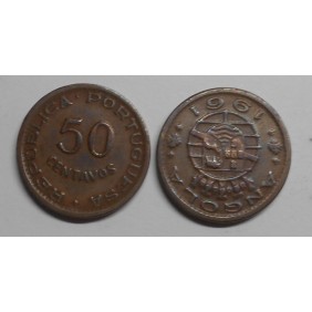 ANGOLA 50 Centavos 1961