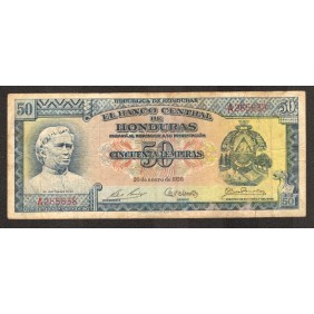 HONDURAS 50 Lempiras 1956
