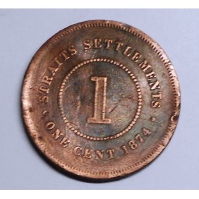 STRAITS SETTLEMENTS 1 Cent...