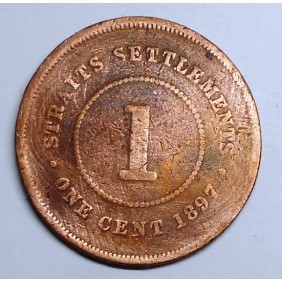 STRAITS SETTLEMENTS 1 Cent...