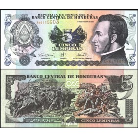 HONDURAS 5 Lempiras 2000