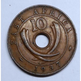 EAST AFRICA 10 Cents 1937KN