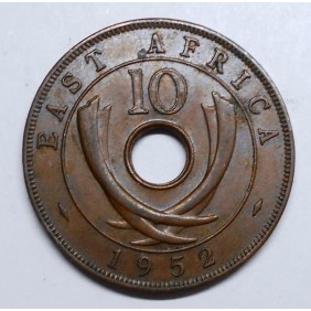 EAST AFRICA 10 Cents 1952