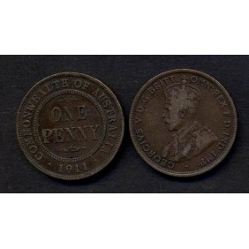 AUSTRALIA 1 Penny 1911...
