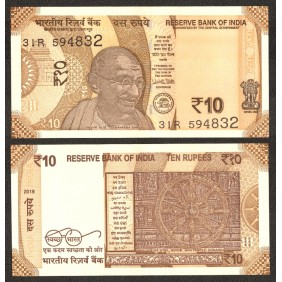 INDIA 10 Rupees 2018...