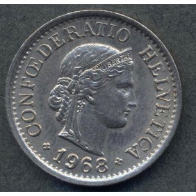 SWITZERLAND 10 Rappen 1968