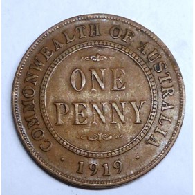 AUSTRALIA 1 Penny 1919...
